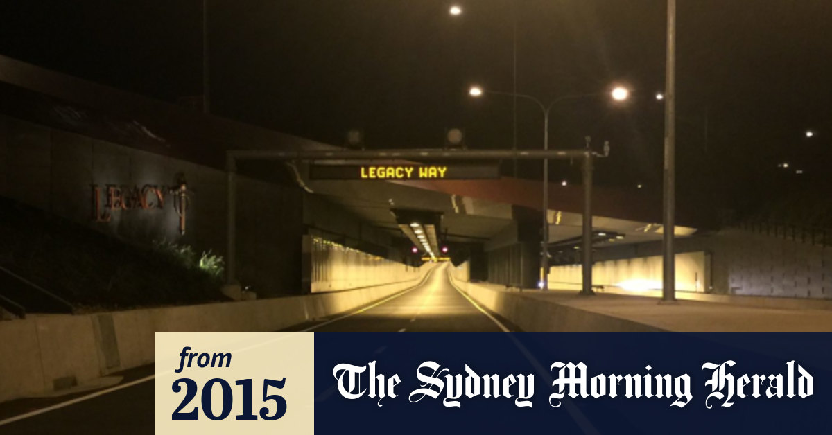 Legacy Way tunnel opens